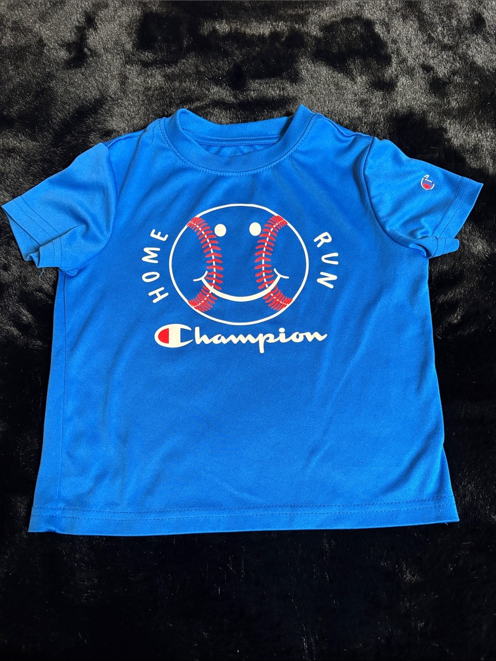 Champion Bright Blue Kids' Baseball Graphic Tee